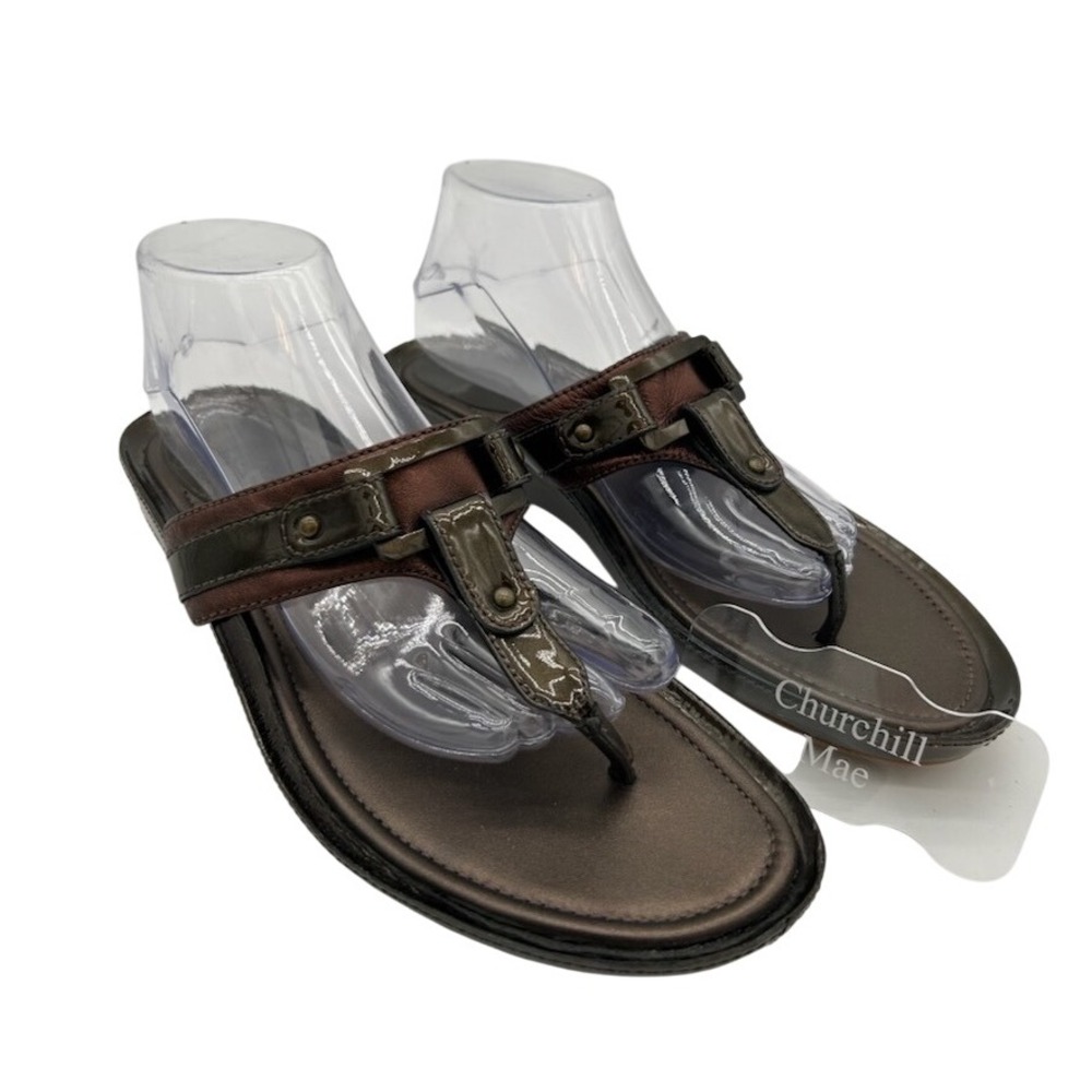 Cole Haan‎ Air Brown Patent Leather Shoes Sandals Size 11B 11 B